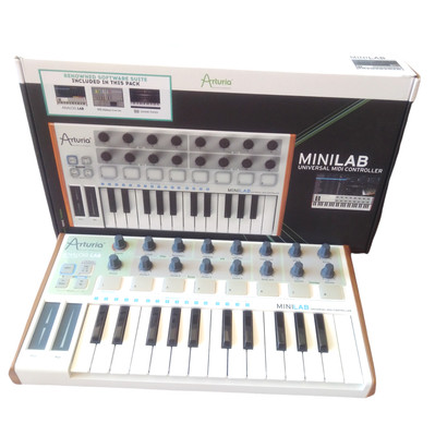 Arturia Minilab Midi Controller Slightly Used with Original Box European Voltage