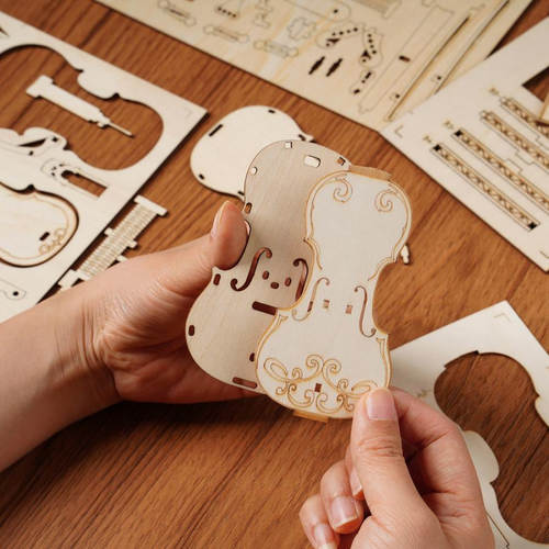 Rompecabezas 3D hágalo usted mismo - instrumentos musicales variados - Imagen 13 de 28