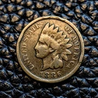 (ITM-6817) 1886 Type 2 Indian Cent ~ Good Condition ~ COMBINED SHIPPING!