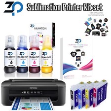Dye Sublimation Printer Kit Epson WF-2110  16xL cartridge ARC Ink 400ml set