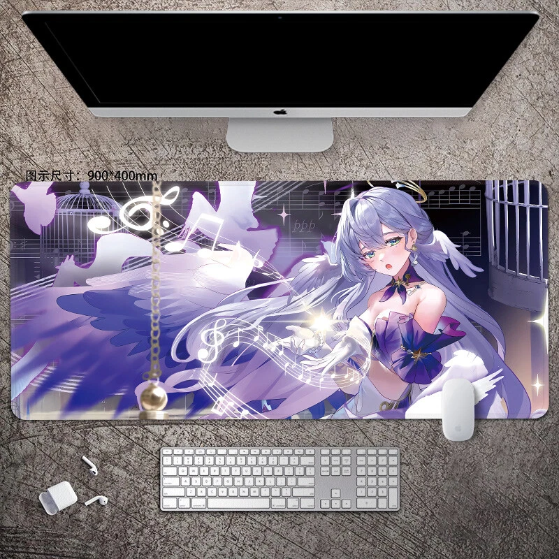 Alfombrilla de ratón alfombrilla de ratón juego de escritorio alfombrilla de gran tamaño Honkai: estera de mesa Star Rail juego Foto 3 de 4
