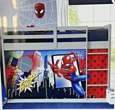 Delta Children Spider-Man Loft Bed Tent Curtain Set For Low Twin Loft Bed BW602