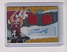 2005 BOWMANS BEST AUTOGRAPH JERSEY GRANT NELSON 8/50 - ALABAMA CRIMSON TIDE