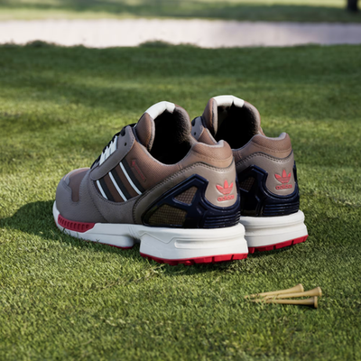 NEW MENS ADIDAS ZX 8000 GTX GORE-TEX SPIKELESS GOLF JP5258 BROWN