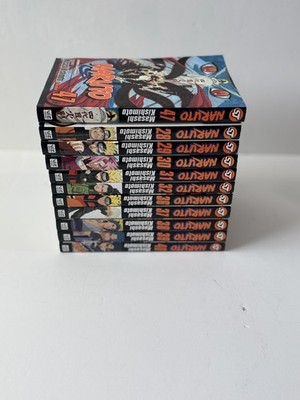 NARUTO Masashi Kishimoto Shonen Jump Lot of 11 Manga Books 28-32, 36-40, & 47