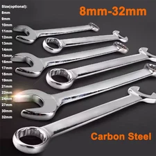8mm-32mm Metric Combination Spanners Open End Ring Socket Wrench Hand Tools