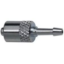 Manufacturer Varies Luer Lock Barb Adapter, Male, Plated Brass, Silver G503