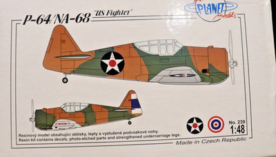 North American P-62 USAAF Emergency Fighter Planet Resins  1/48 scale