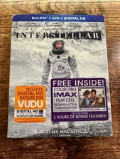 Interstellar (Blu-ray/DVD, 2015, 2-Disc Set, Includes Digital Copy UltraViolet)