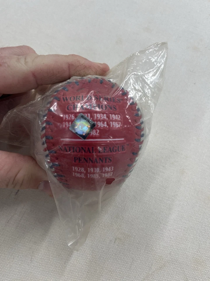 St. Louis Cardinals National Champion 12 Ball Set with Display Case - Image 3 of 4