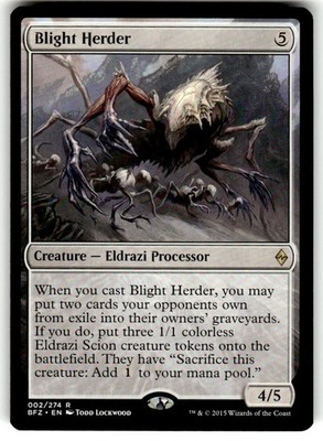 Blight Herder Battle for Zendikar Regular MTG