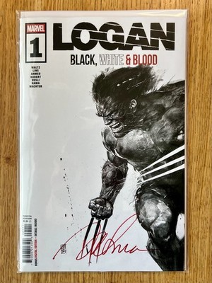 Logan Black White & Blood #1 - Alex Maleev Signed w/COA NM