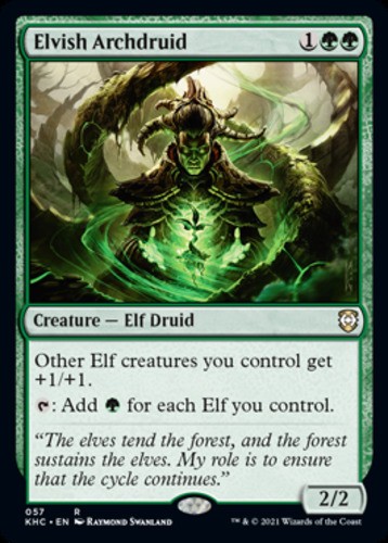 Elvish Archdruid (57) - Commander: Kaldheim