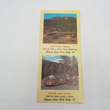 Rocky Mountain National Park Colorado Gray Line Travel Brochure 1980's