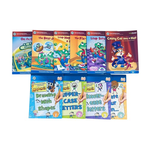 Huge LEAP FROG Lot: Tag Pen, Cartridges & Books, Readers, Activity Books, DVDs - Picture 3 of 6