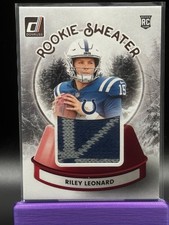 2025 PANINI DONRUSS RILEY LEONARD RC ROOKIE SWEATER JERSEY 2CL