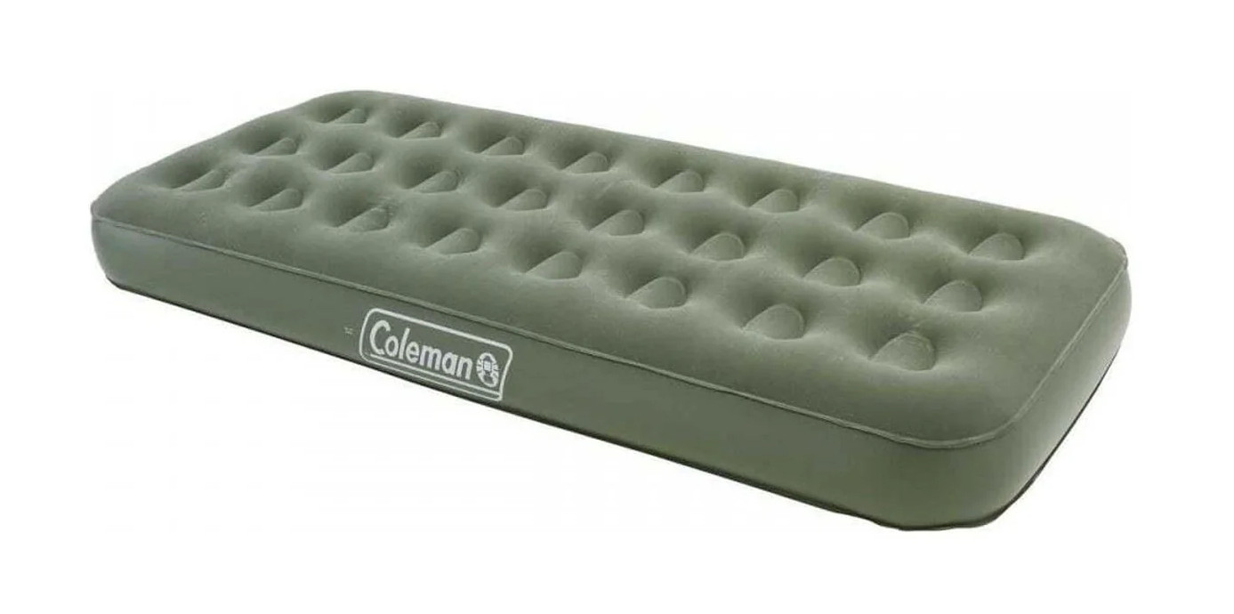 Coleman Comfort Flocked Single blow up inflatable airbed 188 x 85 x 22 cm