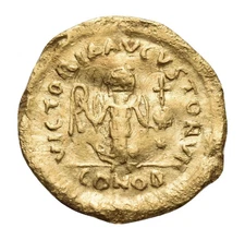 Justinian I. (527–565) Tremissis | Konstantinopel | Byzantinisches Reich