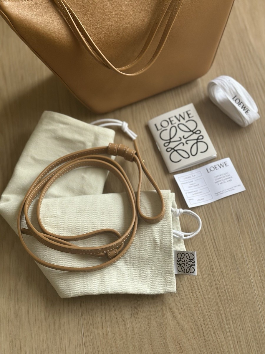 LOEWE Mini Hammock hobo in classic calfskin (TAN) Shoulder And