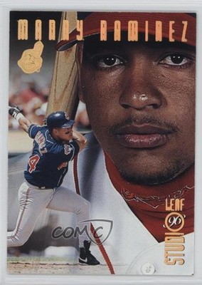 1996 Leaf Studio Gold Press Proof /500 Manny Ramirez #114 03lu