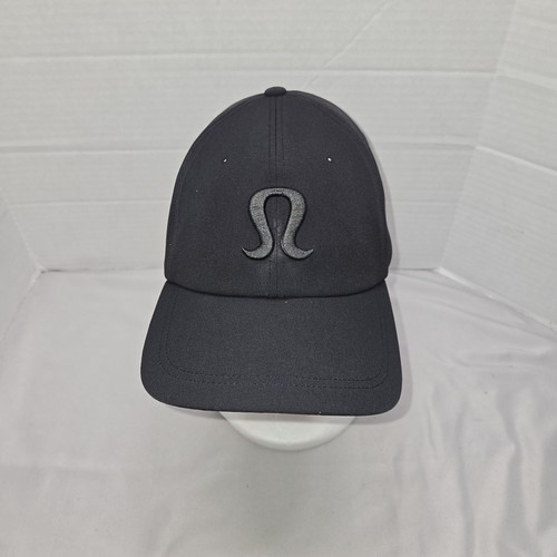 Lululemon Days Shade Ball Cap Hat Embroidered Logo Black One Size Unisex Euc