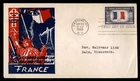 Mayfairstamps US FDC 1943 Washington DC 5 cents France a crushed nation can rise