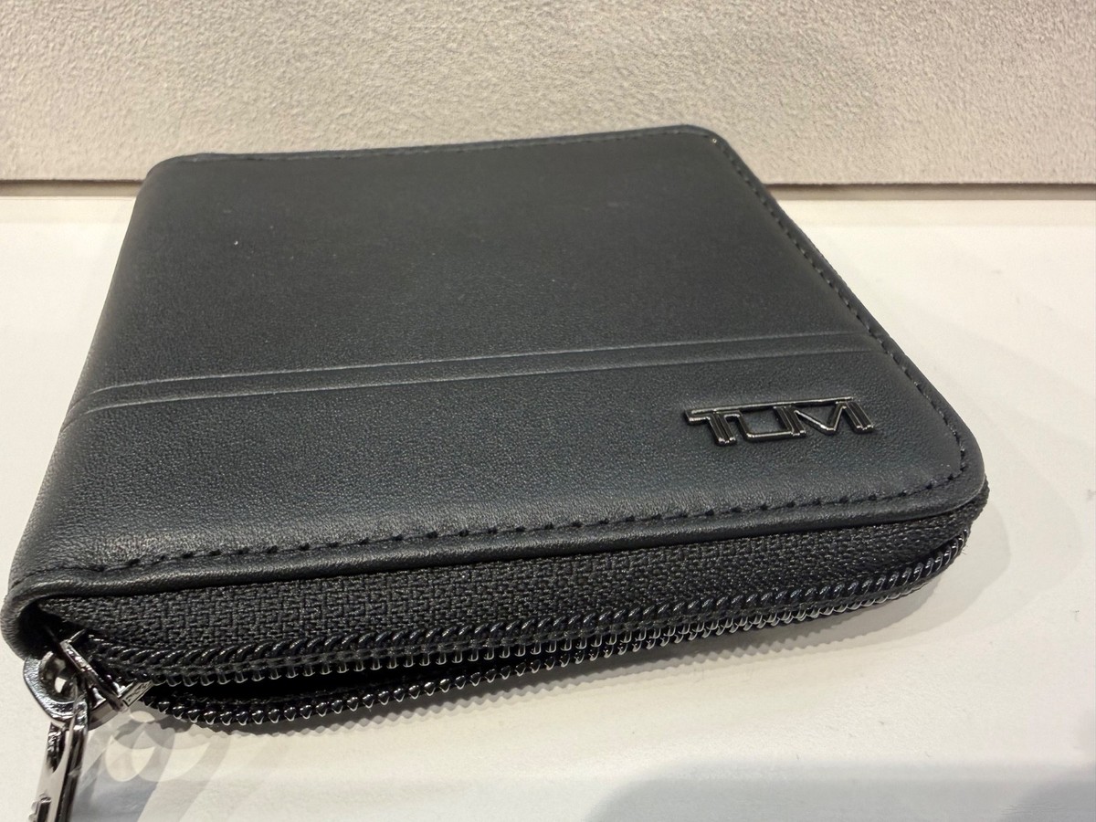 NEW Tumi 3.5” x 4.25” SLIM Zip Around Card Case Wallet - 100