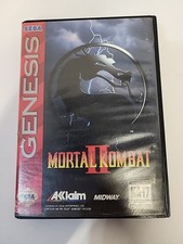 Mortal Kombat II Sega Genesis, 1994 Box Only No Game Or Manual Video Game