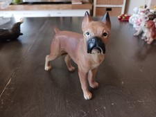Vintage Enesco Boxer Dog Figurine