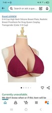 Silicone Crossdressers Breast Forms Chest Plates Drag Queen Mastectomy Enhancer