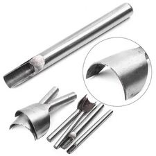 5-50MM Leather Craft Half-Round Cutter Punch Strap Tools Belt Wallet End DIY