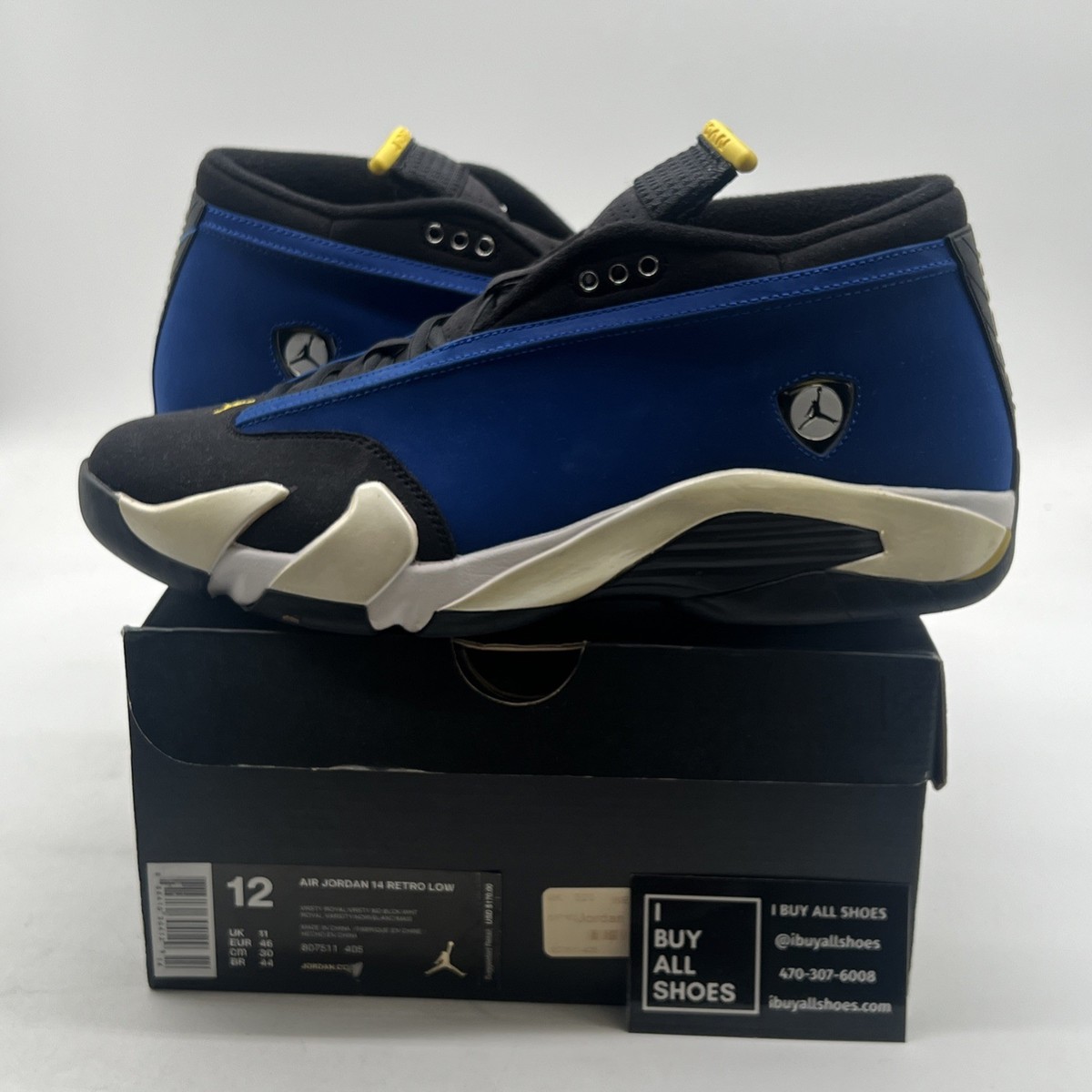 Air Jordan 14 retro 2015 Low Laney Size 9.5 - Air Jordan 14 Retro 2015 Low Laney | Mercari main image 3