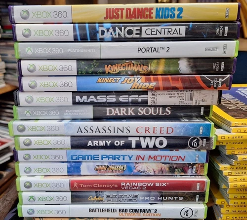 Lot of 14 Xbox 360 Games Dark Souls Army of Two Dance Central