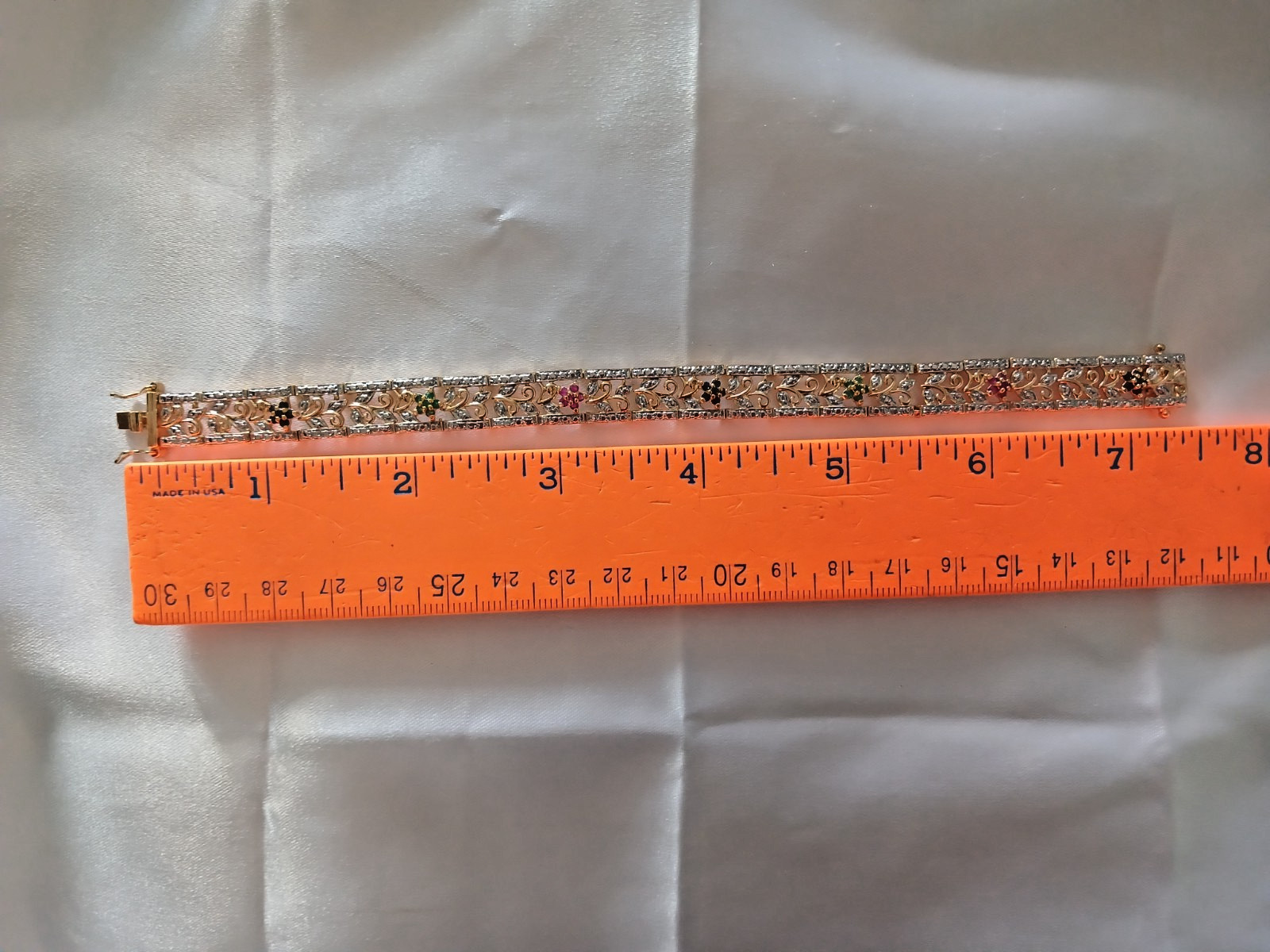 Ross Simons Bracelet Sapphire Emerald Ruby Gold P… - image 7