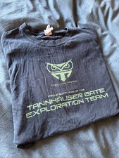 Vintage Blade Runner T-Shirt Tannh�user Gate Exploration Team Cyberpunk Y2K Tee