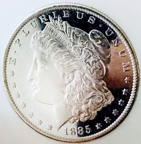 1885 O MORGAN SUPERSTAR DMPL! 30+IN BLACK MIRRORS! MS+++++$UDM$UDM$NR #64726