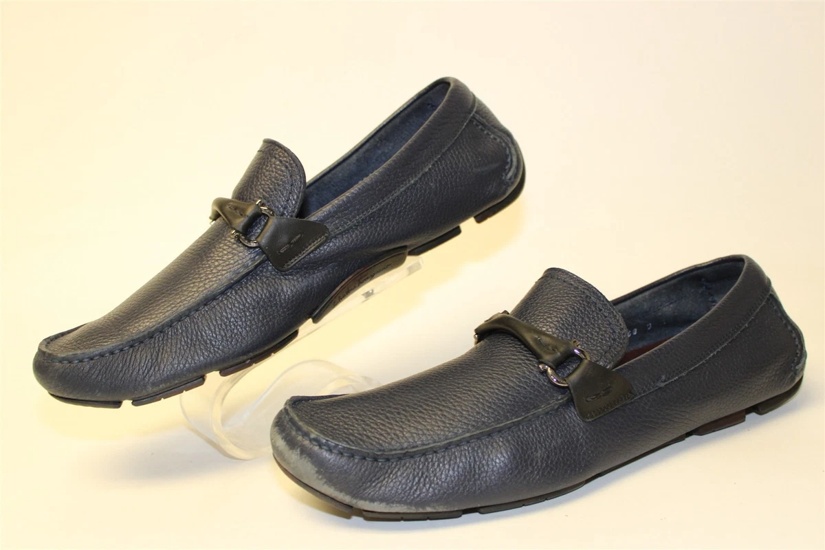 Salvatore Ferragamo Loafer Blue Casual Shoes for Men for  display picture 3