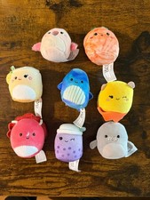 Lot of 8 MicroMallows 2.5  Squishmallows used