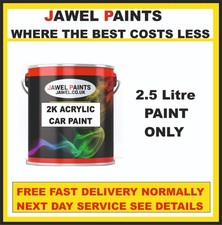CAR PAINT 2K ACRYLIC COLOUR V/W L31 DOVE  BLUE 2.5LITRE Gloss Paint only