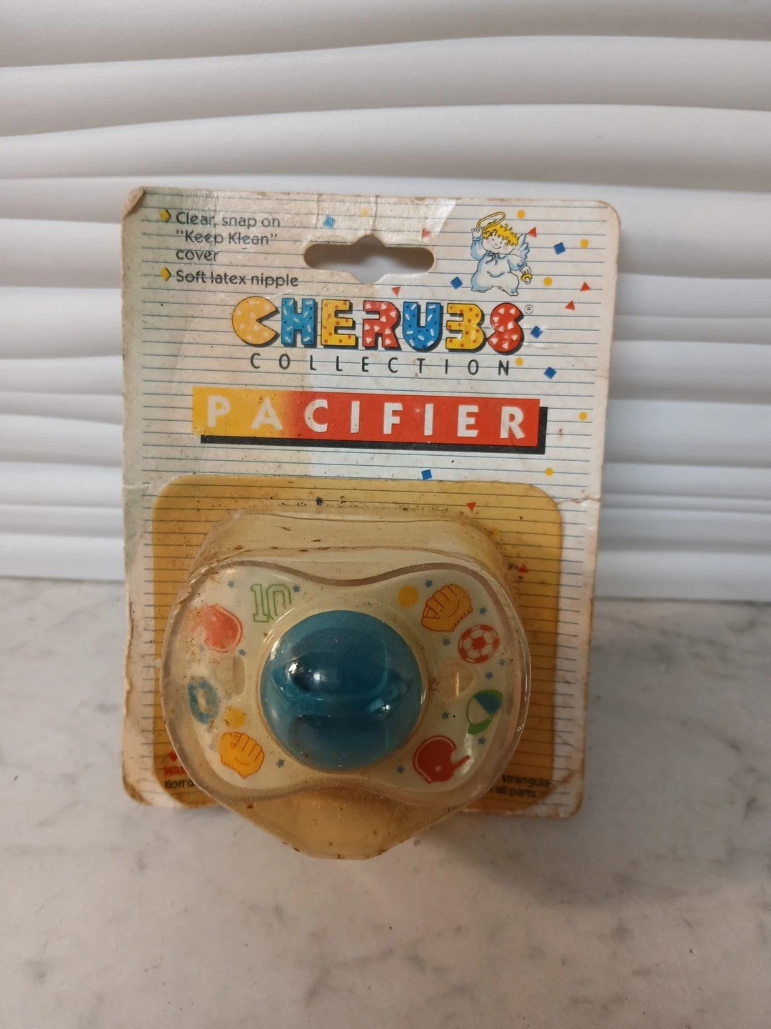 Vintage Cherubs Collection Pacifier 1991 Sports Design Baby Pacifier NEW
Opens in a new window or ta