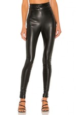 Nookie Viktoria Faux Leather Pants in Matte Black S NWT $169