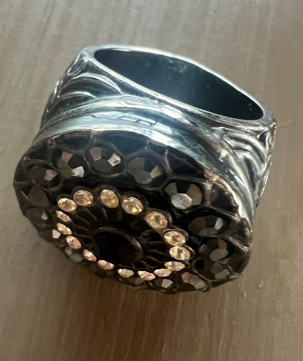 Gothic Statement Ring Size 8.5 Dark Medieval Styl… - image 12