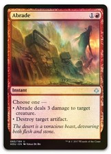 Abrade #83 (Foil) (LP) Hour of Devastation HOU Magic MTG