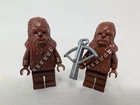 LEGO Stars Wars Chewbacca (Brown) Minifigure - sw0011 - Lot of 2