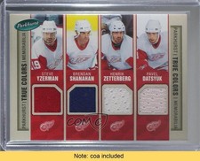 2005-06 Parkhurst True Colors Joe Sakic Henrik Zetterberg Alex Tanguay HOF 0x5