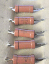 5 x NEW Metal Film Resistor MLT-2 (7.5 kOhm , 2W) from old stock