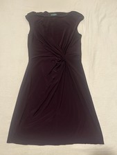 Lauren Ralph Lauren Women's Evening Purple Sleeveless Dress Size 12.