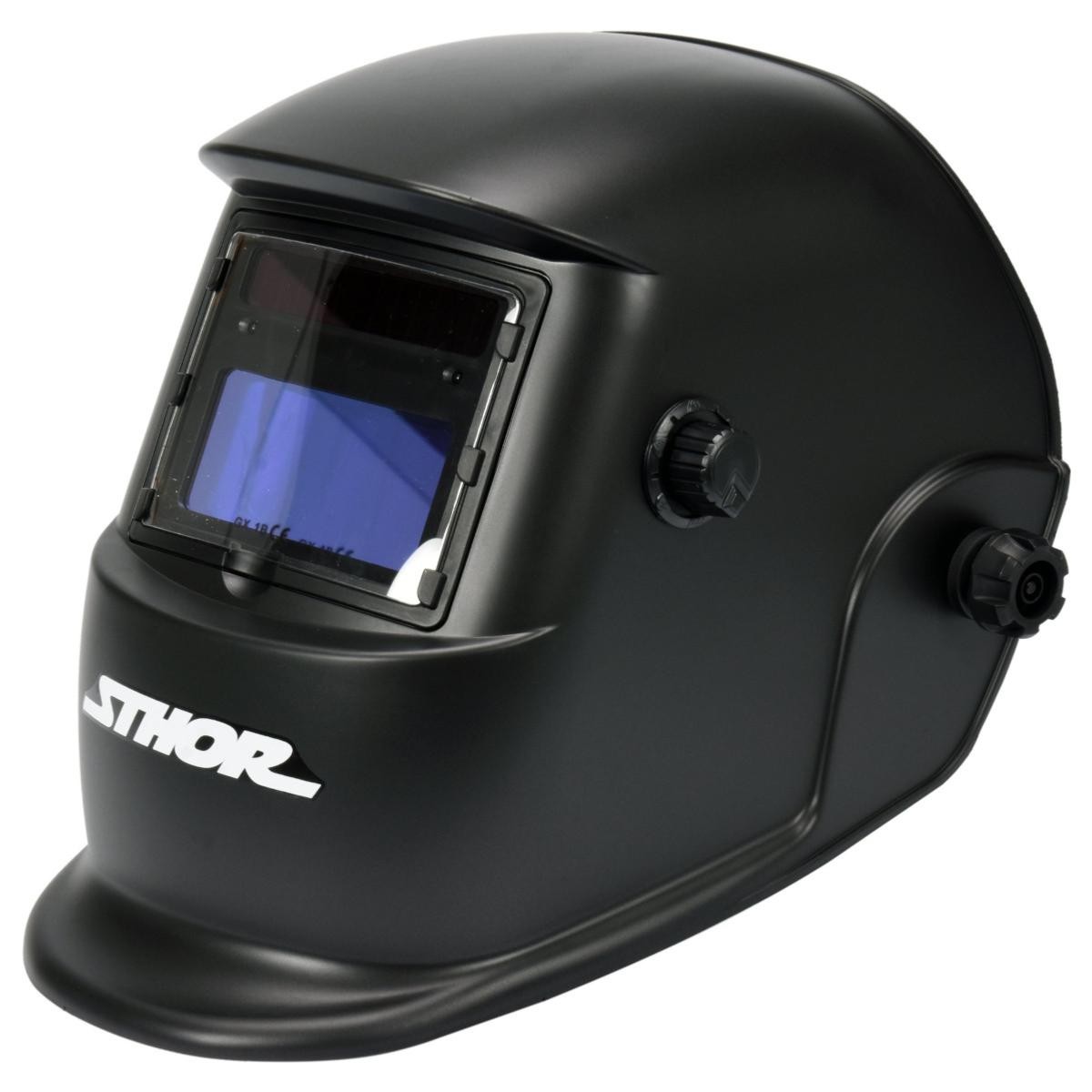 Casque de soudeur auto-obscurcissant à assombrissement rapide 1/25000s noir mat