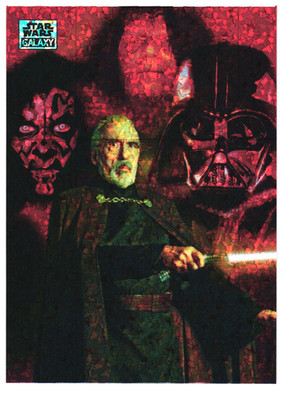 2024 Topps Chrome Star Wars Galaxy - Sith Lords #25 - Mini Diamond Refractor