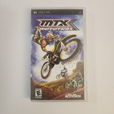 MTX Mototrax Sony PSP Game Activision Motocross Racing Travis Pastrana Untested